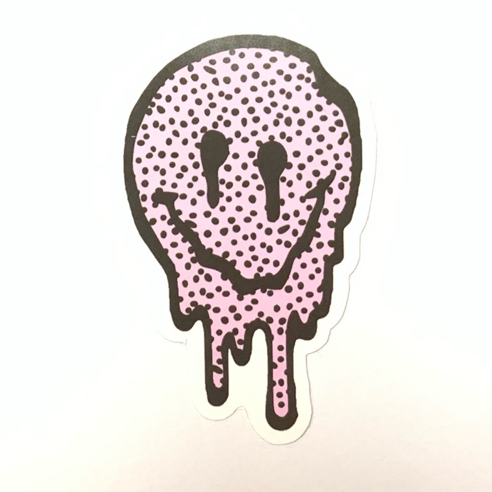Smiley Face Vinyl Sticker